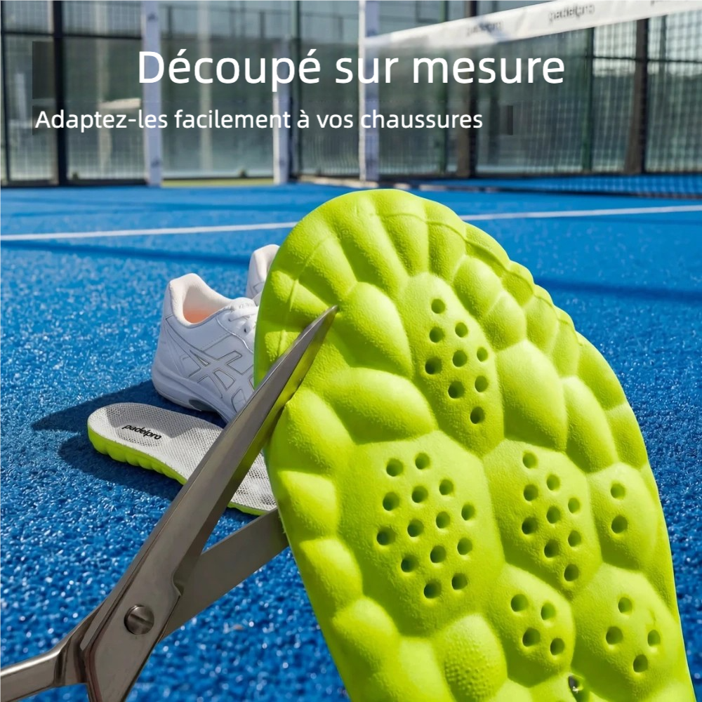 Semelles Padel Pro — Jouez plus longtemps, sans douleur